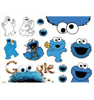 Коржик. Лист виниловых наклеек А4