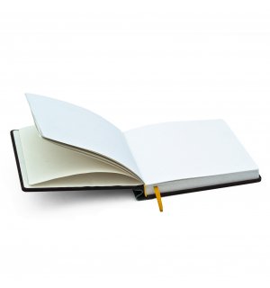 Нелинованный блокнот/скетчбук "WoodMark", L, мокко