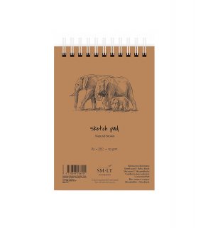 SMLT Скетчбук Sketch Pad Natural Brown на спирали А5