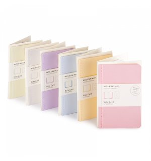 Почтовый набор Moleskine Note Card (нелинованная записная книжка и конверт), Large, желтый