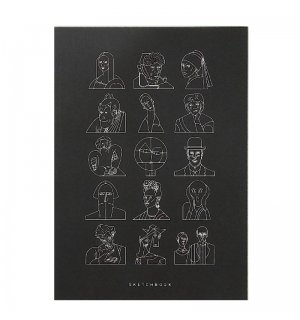 Подписные издания скетчбук Портреты A4 (уцененный товар)