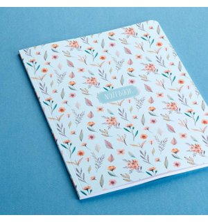 Подписные издания тетрадь Blue Flowers A4 (в клетку)