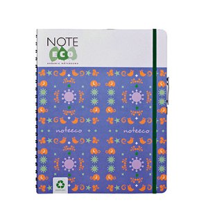 Note Eco Purple Garden A4