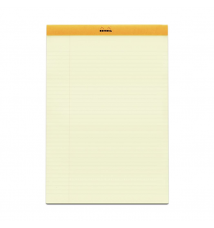 Rhodia Orange A4 Legal Pad Yellow stapled №19 TRAVERS