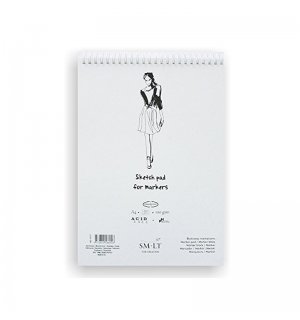 SMLT Скетчбук Sketch Pad For Markers на спирали А4