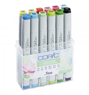 Copic Classic Набор маркеров 12 цветов Весна (x12)