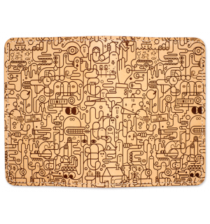 Кожаная обложка для молескина Artskin Studio Jonathan Calugi — Timefy 