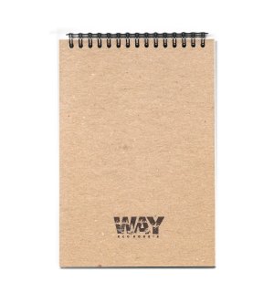WAY Kraft скетчбук на спирали A5