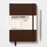 Leuchtturm1917 Еженедельник на 2014 год, неделя на развороте (Распродажа) Medium