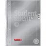 Тетрадь Brunnen Student Premium Metallic в клетку А4