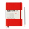 Leuchtturm1917 Еженедельник-блокнот на 2017 год, неделя на странице Medium