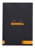 Rhodia R Premium Black Blank Pad №16 A5