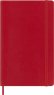 Moleskine Еженедельник Classic Soft Weekly (2024), Large, красный