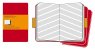 Записная книжка Moleskine Cahier (в линейку, 3 шт.), XLarge, красная