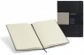 Записная книжка Moleskine Folio (в клетку), A4, черная