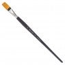 BRAUBERG ART CLASSIC Кисть художественная профессиональная синтетика жесткая, плоская, длинная ручка № 20