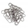BRAUBERG Скрепки, 28 мм, никелированные, 100 штук, в картонной коробке