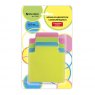 BRAUBERG Блоки-разделители самоклеящиеся, неоновые, 70х70 мм, ассорти, 4 цвета х 25 листов