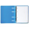 BRAUBERG Тетрадь на кольцах, 80 л., А5, 160х205 мм, клетка, обложка пластик, Голубой 
