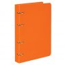 BRAUBERG Тетрадь на кольцах, 80 л., А5, 160х205 мм, клетка, обложка пластик, Оранжевый 