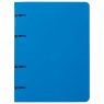 BRAUBERG Тетрадь на кольцах 120 л., А5, 160х205 мм, клетка, обложка пластик, Голубой 