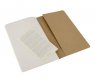 Записная книжка Moleskine Cahier (в клетку, 3 шт.), Large, бежевая