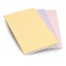 Записная книжка Moleskine Cahier (в клетку, 3 шт.), Pocket, пастельный набор