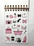 Pink Stickers. Стикербук на пружине А7