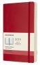 Moleskine Ежедневник Classic Soft (2019), Large, красный