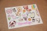 Kawaii. Лист виниловых наклеек А4