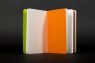 Sketchbook Me Лайм нелинованный с оранжевой вставкой A5