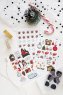 Christmas. Комплект из 3-х листов виниловых наклеек А6