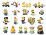 Миньоны (Minions). Лист виниловых наклеек А4