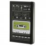 Нелинованная записная книжка Moleskine Audiocassette, черная