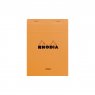 Rhodia Orange A5 Yellow Pad stapled