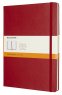 Записная книжка Moleskine Classic (в линейку), XLarge, красная