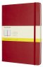 Записная книжка Moleskine Classic (в клетку), XLarge, красная