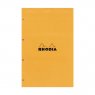 Rhodia Orange A4 Pad stapled perforation