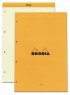 Rhodia Orange A4 Legal Pad Yellow Perforation №19 LINED