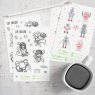 Robots. Лист виниловых наклеек А6