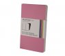 Записная книжка Moleskine Volant (нелинованная, 2 шт.), Pocket, розовая