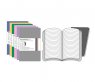 Записная книжка Moleskine Volant (в линейку, 2 шт.), Large, черная