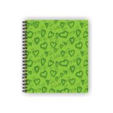 Marker Hearts Green