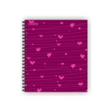 Marker Hearts Violet