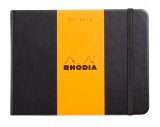 Rhodia Блокнот Webnotebook 140х110 мм черный (в точку) А6