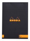 Rhodia R Premium Black Blank Pad №16 A5