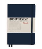 Leuchtturm1917 Еженедельник на 2018 год, неделя на развороте (вертикальный) Medium