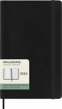 Moleskine Еженедельник Classic Soft Weekly (2024), Large, черный