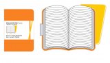 Записная книжка Moleskine Volant (в линейку, 2 шт.), Large, желтая