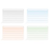 HATBER Наклейки для тетрадей "Универсальные", европодвес, комплект 16 шт., 165×200 мм